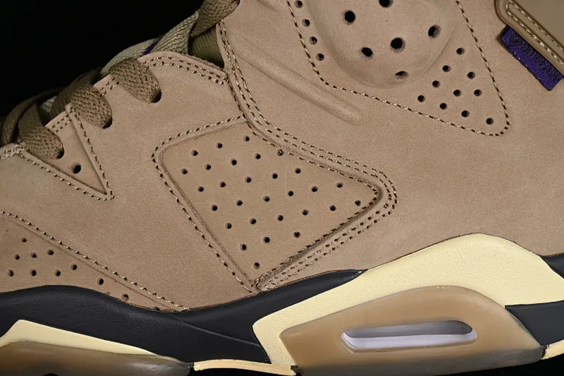 All categories Air Jordan Jordan series basketball shoes Air Jordan 6 Air Jordan 6 Gore-Tex "Brown Kelp" AJ6 Joe 6 Workwear Green FD1643-300
